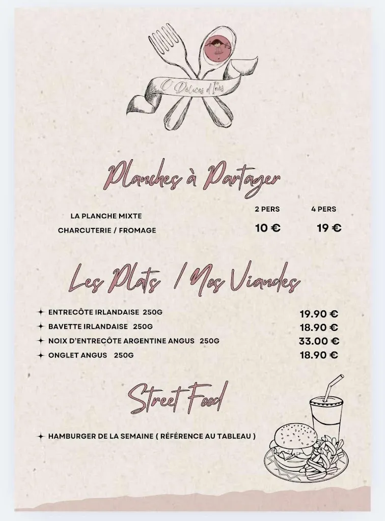 Menu_O délices d'Ines_Carvin_image_3
