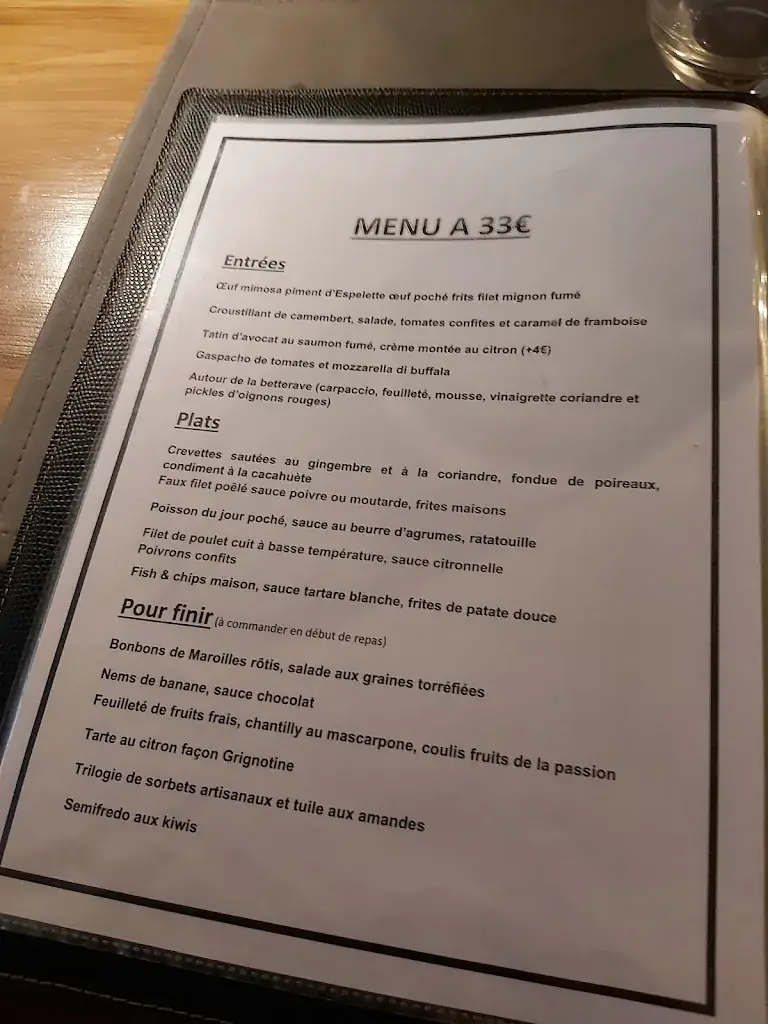 Menu_Restaurant La Grignotine_Pommiers_image_2