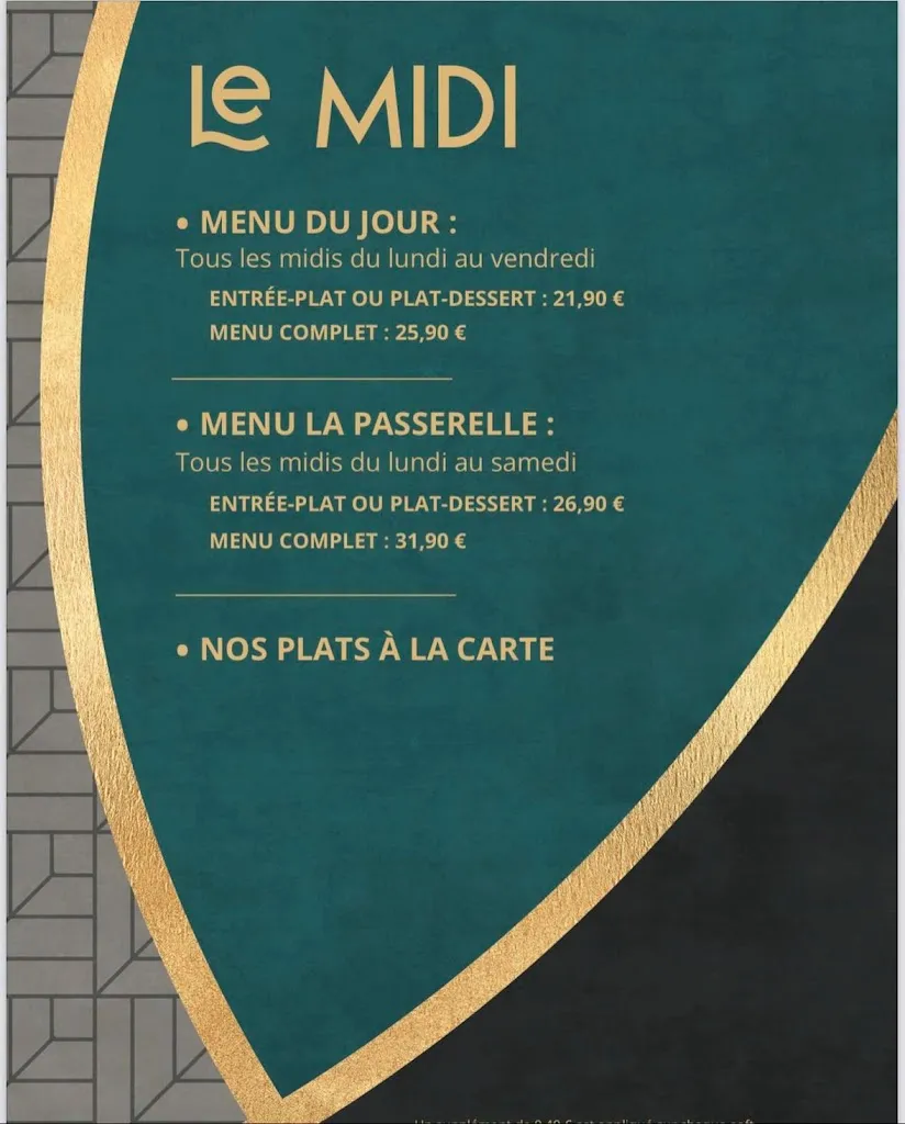 Menu_Restaurant La Passerelle_Soissons_image_1