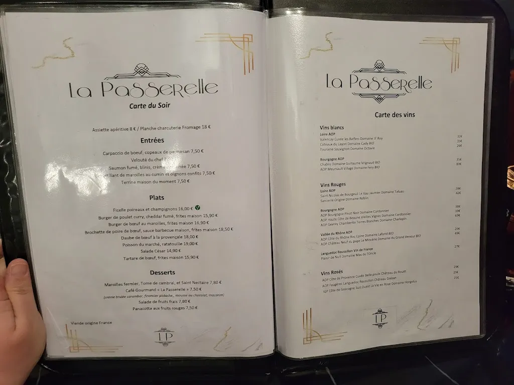 Menu_Restaurant La Passerelle_Soissons_image_4