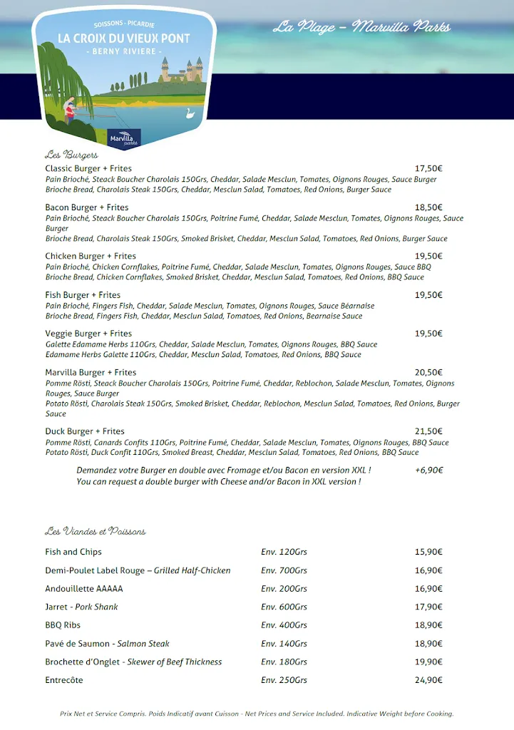 Menu_La Plage - Marvilla Parks_Berny-Rivière_image_3