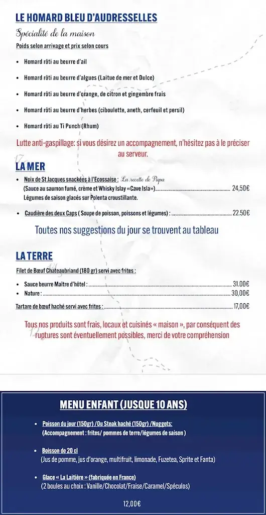 Menu_La Marie Galante_Audresselles_image_2