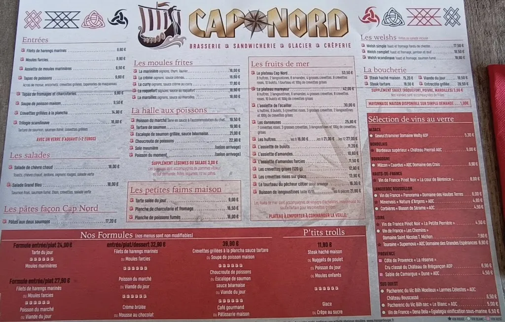 Menu_Cap Nord_Wimereux_image_1