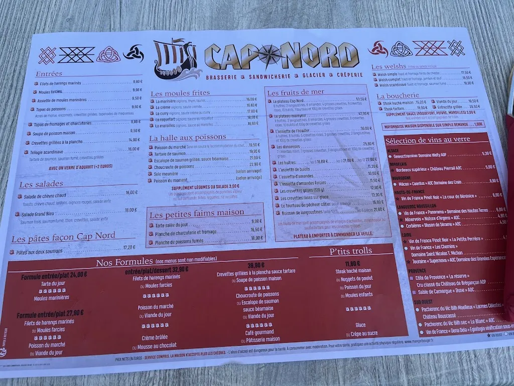 Menu_Cap Nord_Wimereux_image_3