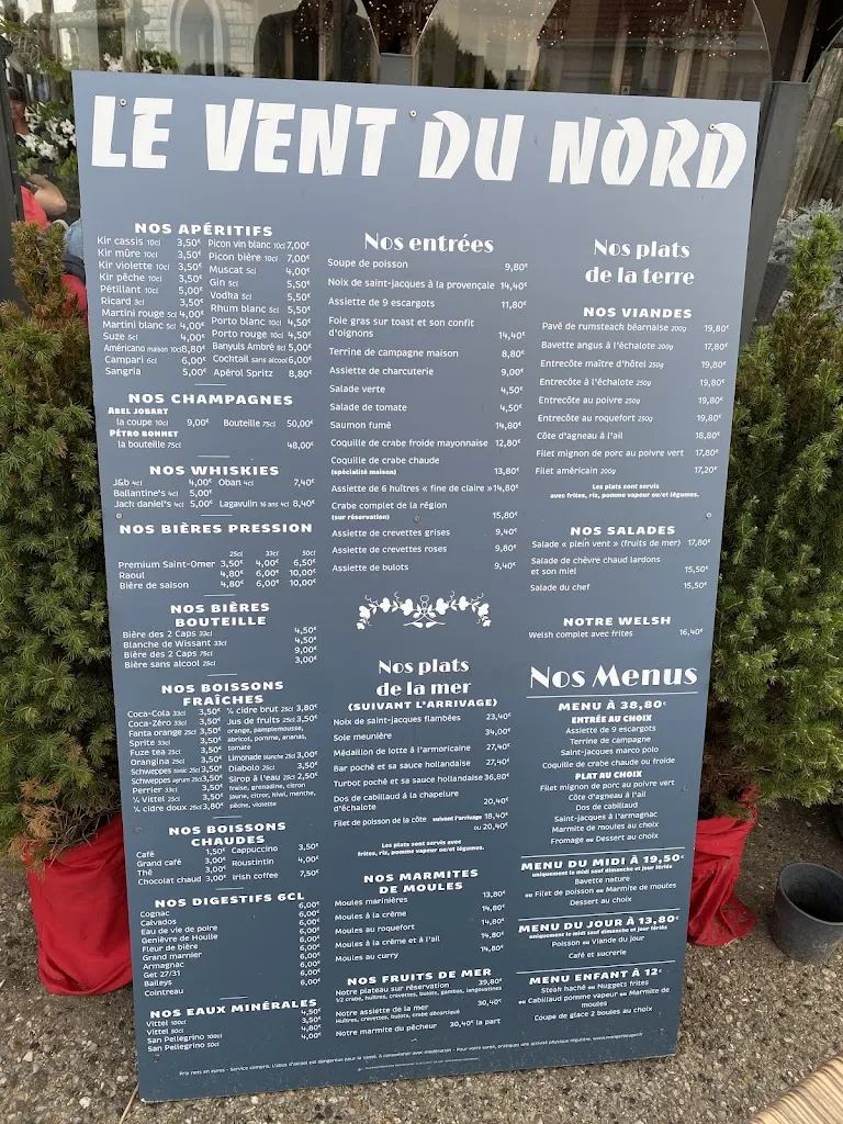 Menu_Le Vent du Nord_Audinghen_image_1