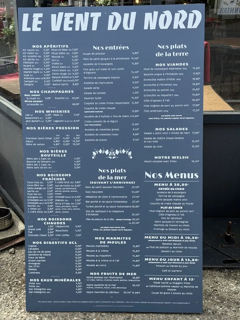 Menu_Le Vent du Nord_Audinghen_image_2