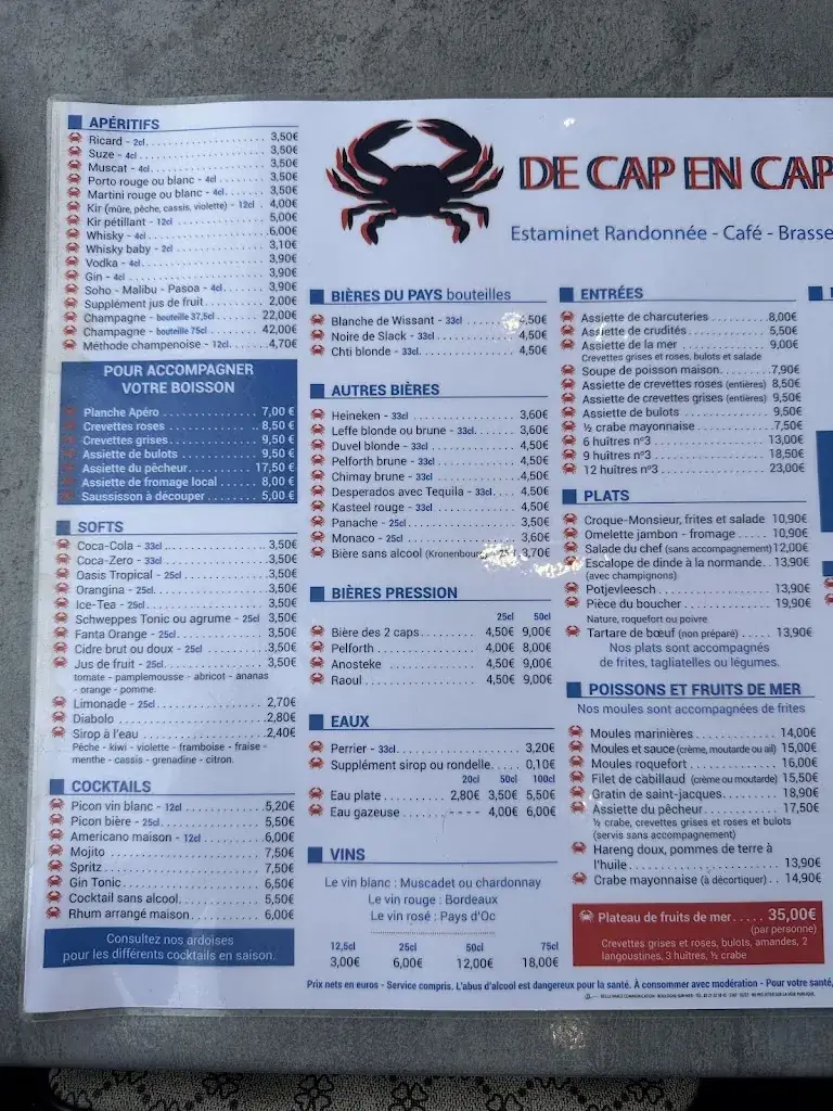 Menu_Le Retour des Flobards_Audresselles_image_4