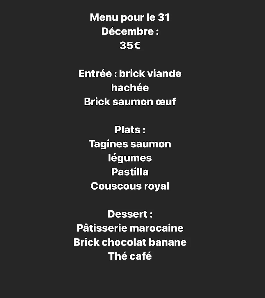 Menu_Les Saveurs du Maroc_Albertville_image_3