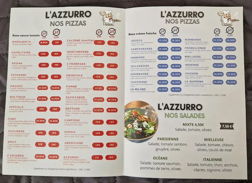 Menu_PIZZA L'AZZURRO_Amblainville_image_1