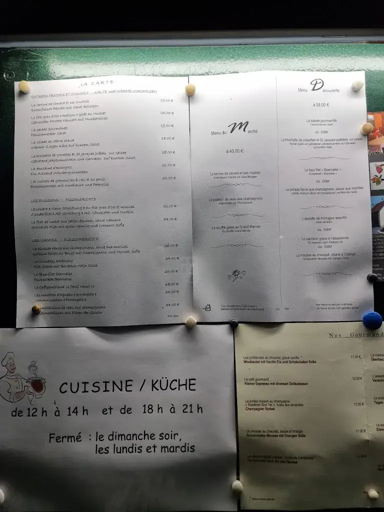Menü_Restaurant Belle Vue_Wissembourg_Bild_1