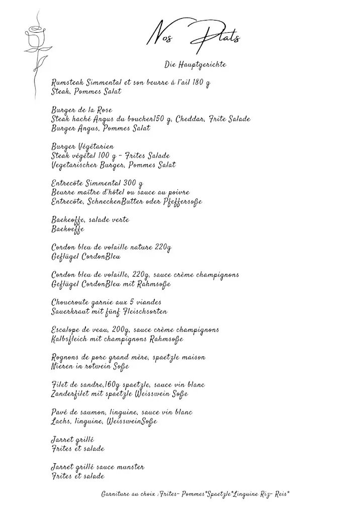 Menu_Restaurant 🥨 La Rose🌹 Wissembourg_Wissembourg_image_1