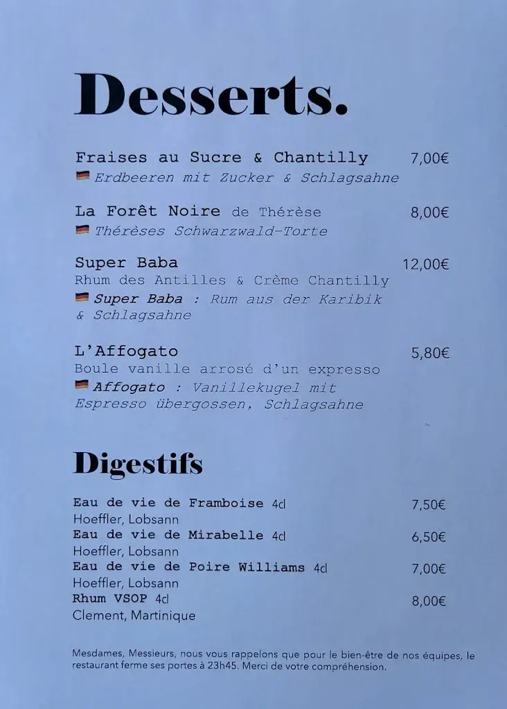 Menu_Le Petit Dominicain - Restaurant & Gîtes_Wissembourg_image_2