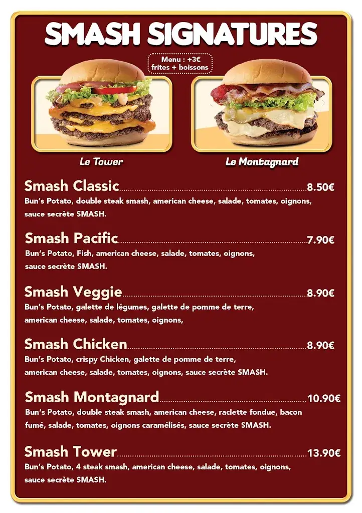 Menu_Smash Factory Chazelles sur lyon_Chazelles-sur-Lyon_image_1