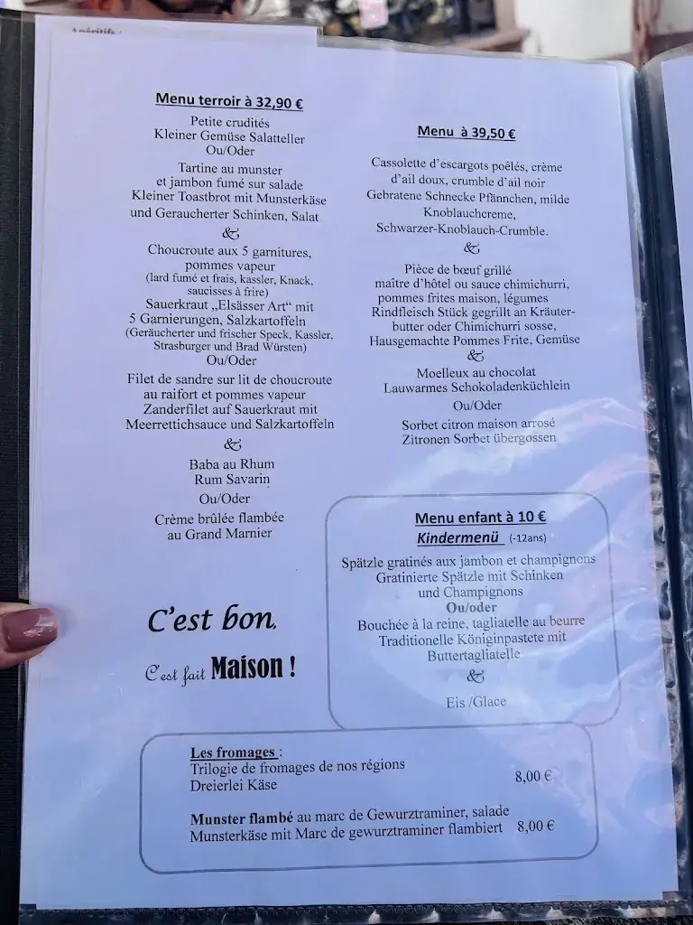 Menu_Restaurant La Couronne_Wissembourg_image_2