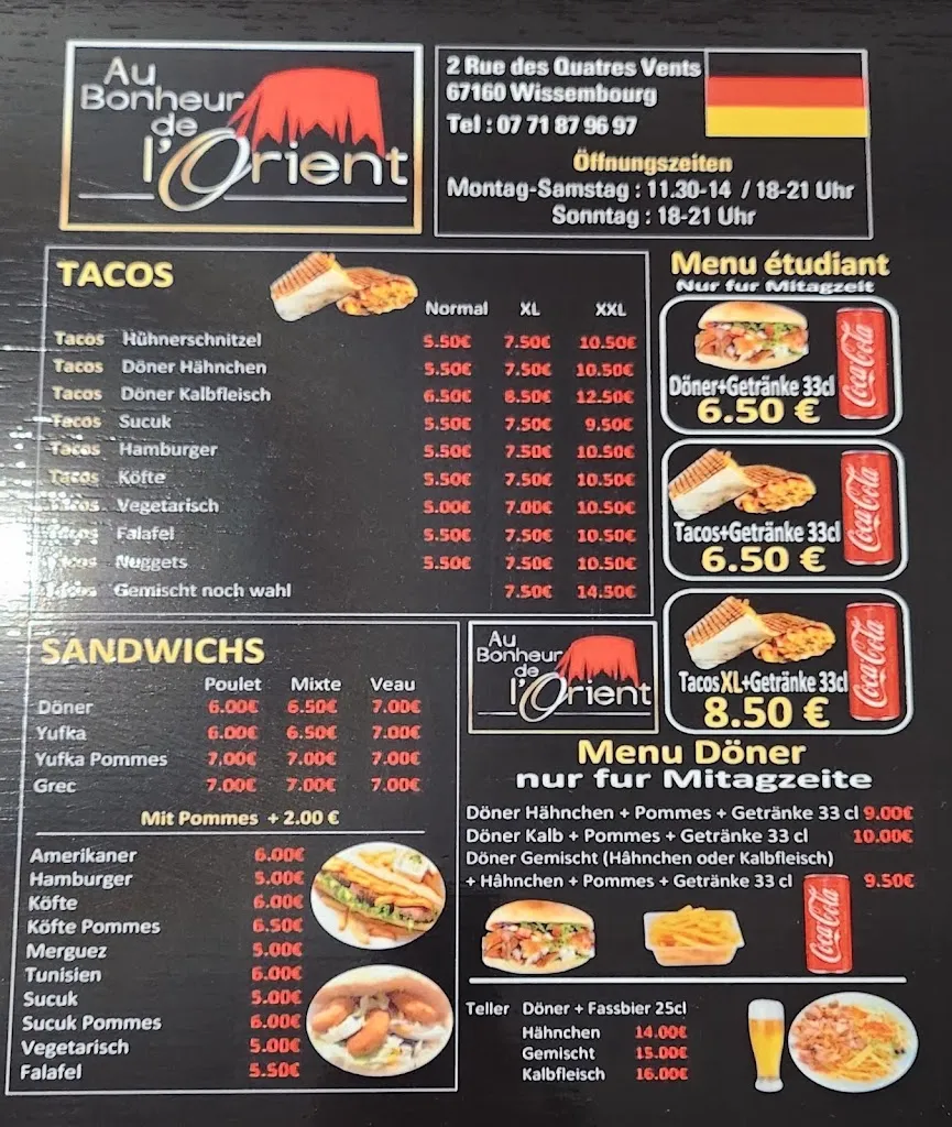 Menu_AU BONHEUR DE L'ORIENT_Wissembourg_image_1