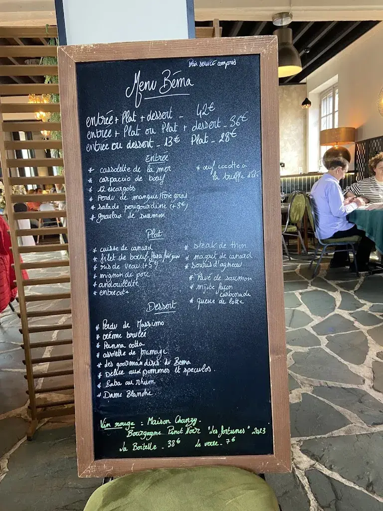 Menu_Le Béma_Warluis_image_1