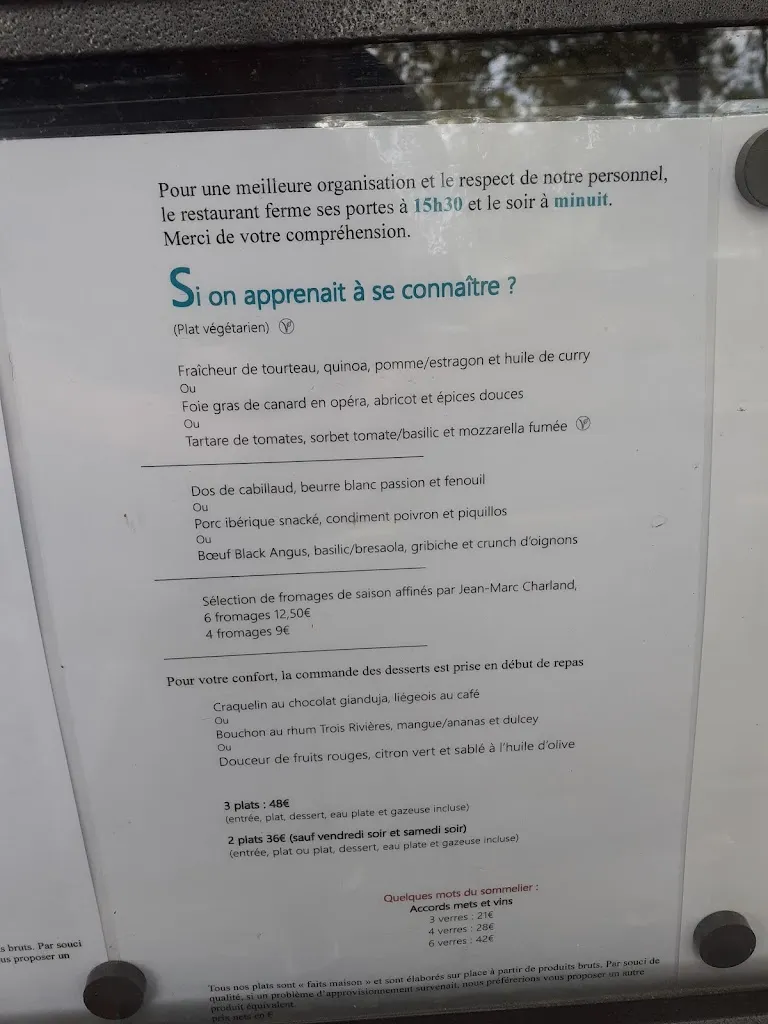 Menu_Belle Rive_Angers_imagen_3