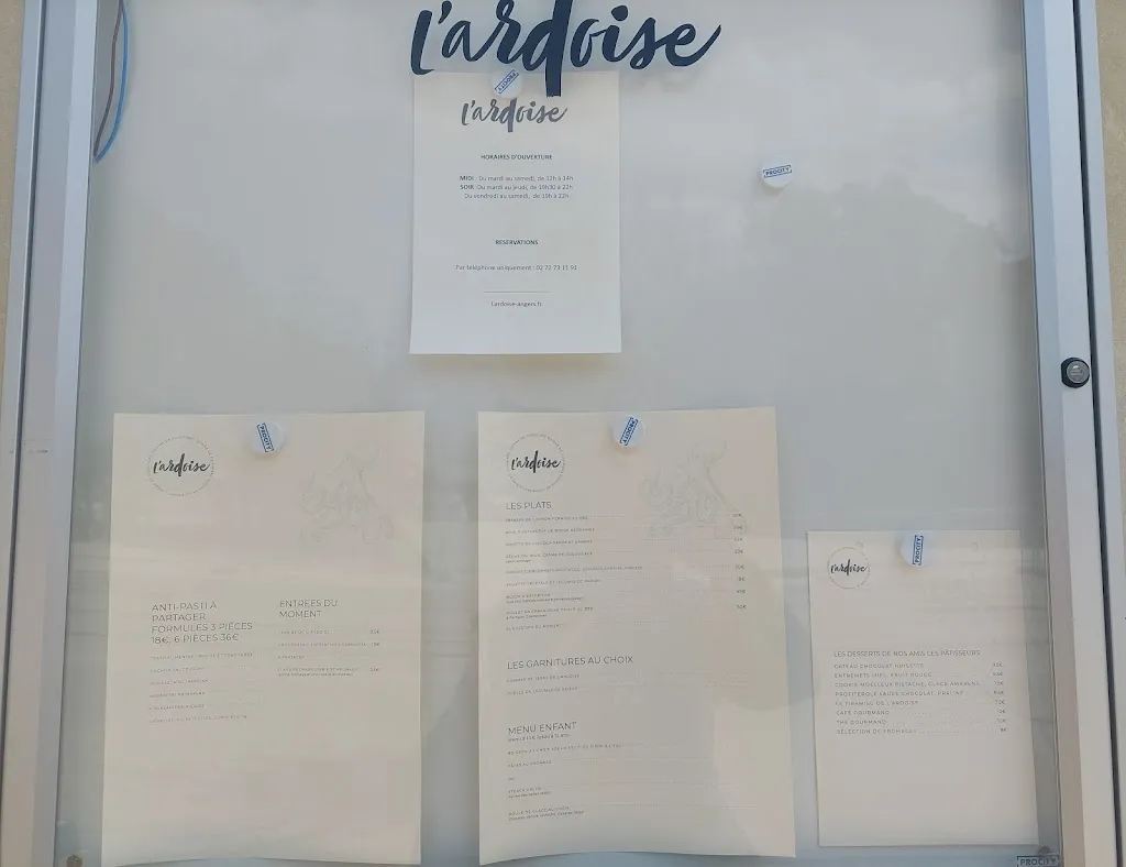 Menu_L' Ardoise_Angers_immagine_2