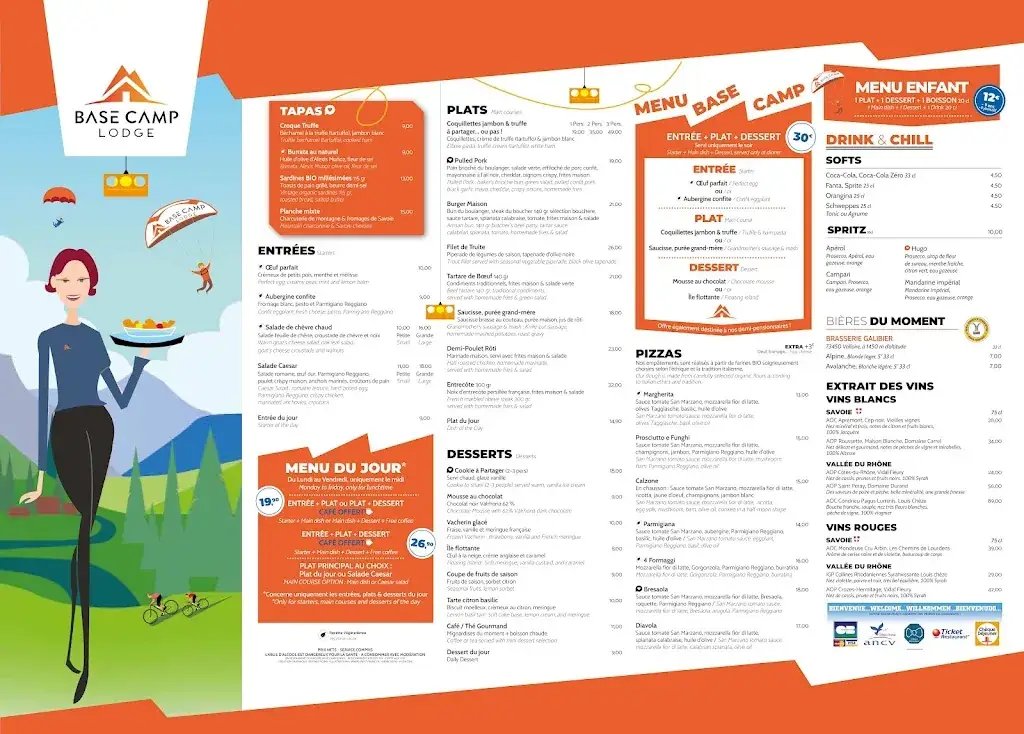 Menu_Bar - Restaurant BASE CAMP LODGE | Albertville_Albertville_image_1