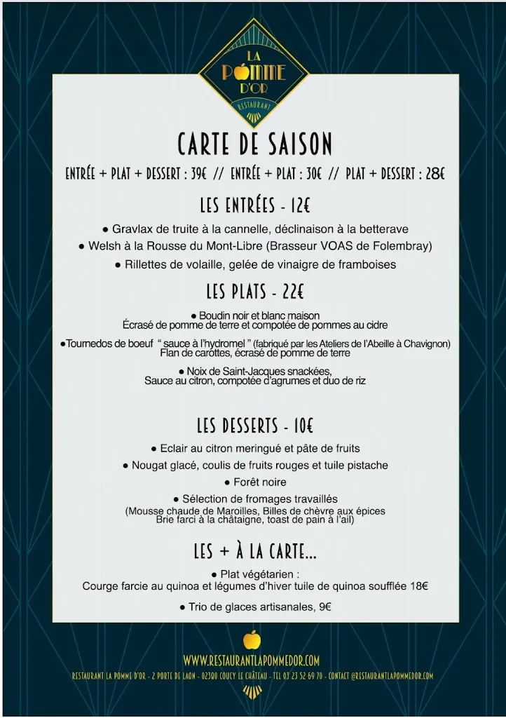 Menu_Logis - Restaurant La Pomme d'Or_Coucy-le-Château-Auffrique_image_3