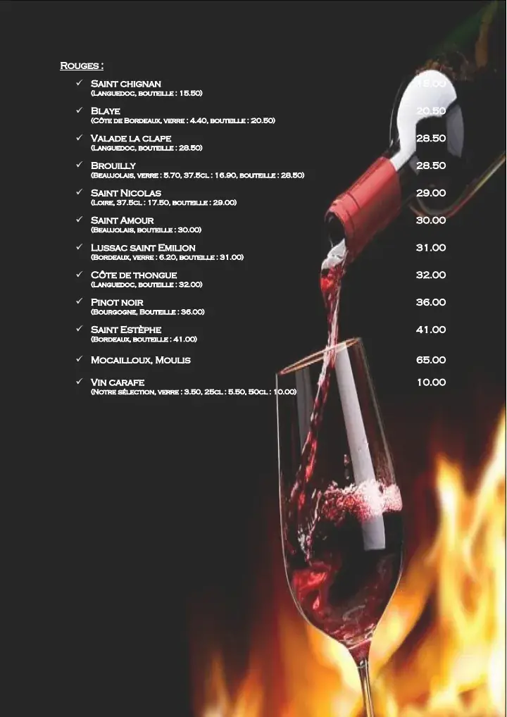 Menu_Le Lounge Restaurant Traiteur Hébergements_Breteuil_image_1