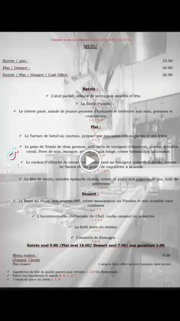 Menu_Le Lounge Restaurant Traiteur Hébergements_Breteuil_image_2