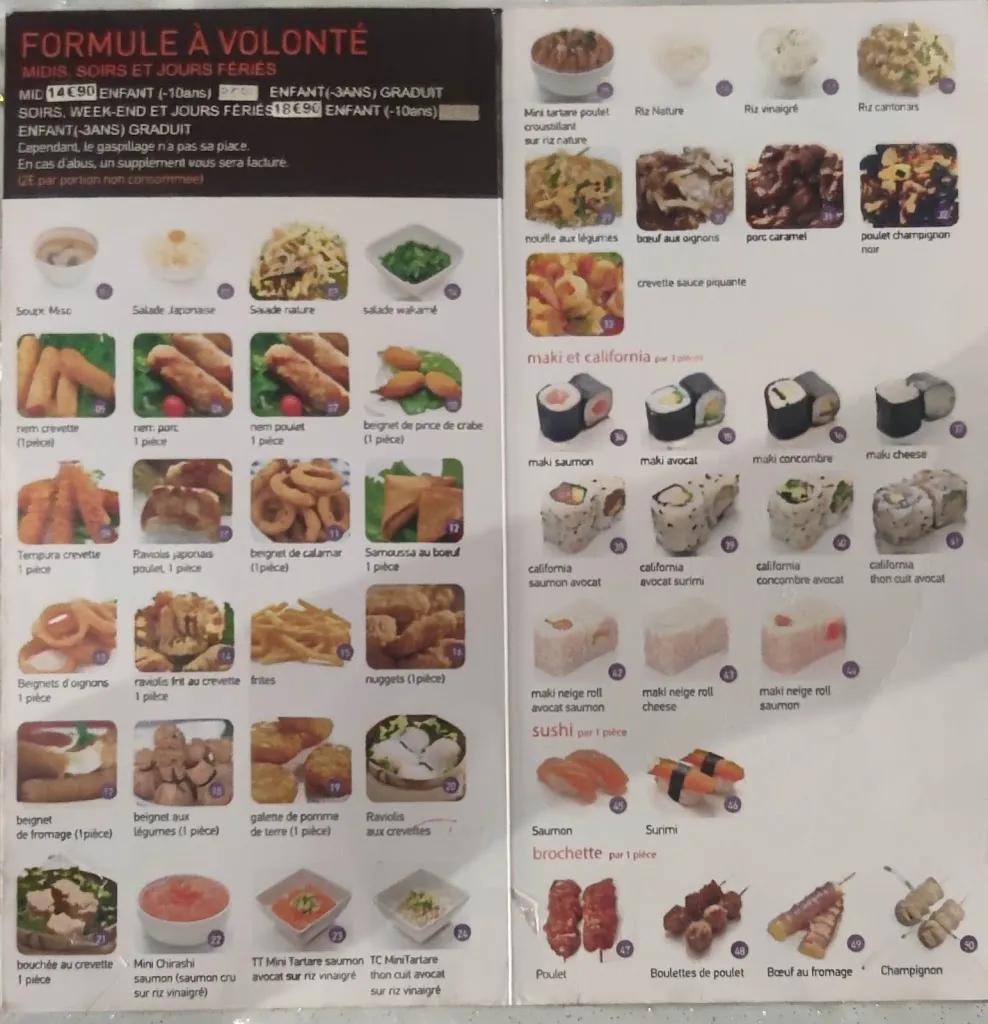 Menu_Délice d'asie天然居_Breteuil_image_3