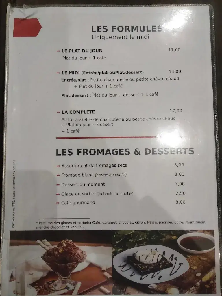 Menu_La Côte De Bœuf_Vienne_image_2