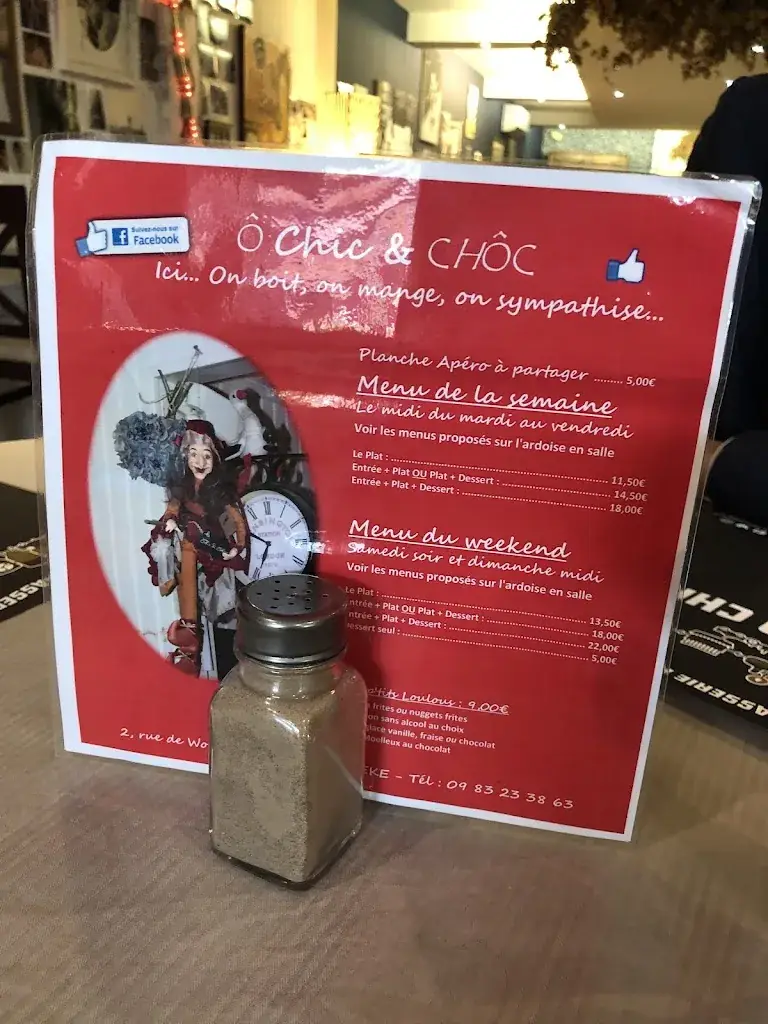 Menu_Ô Chic & Chôc_Arnèke_image_2