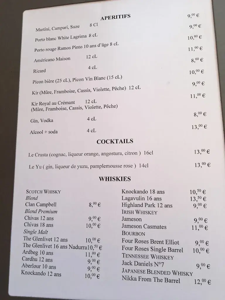 Menu_Restaurant l'Arbre Gruson_Gruson_image_2