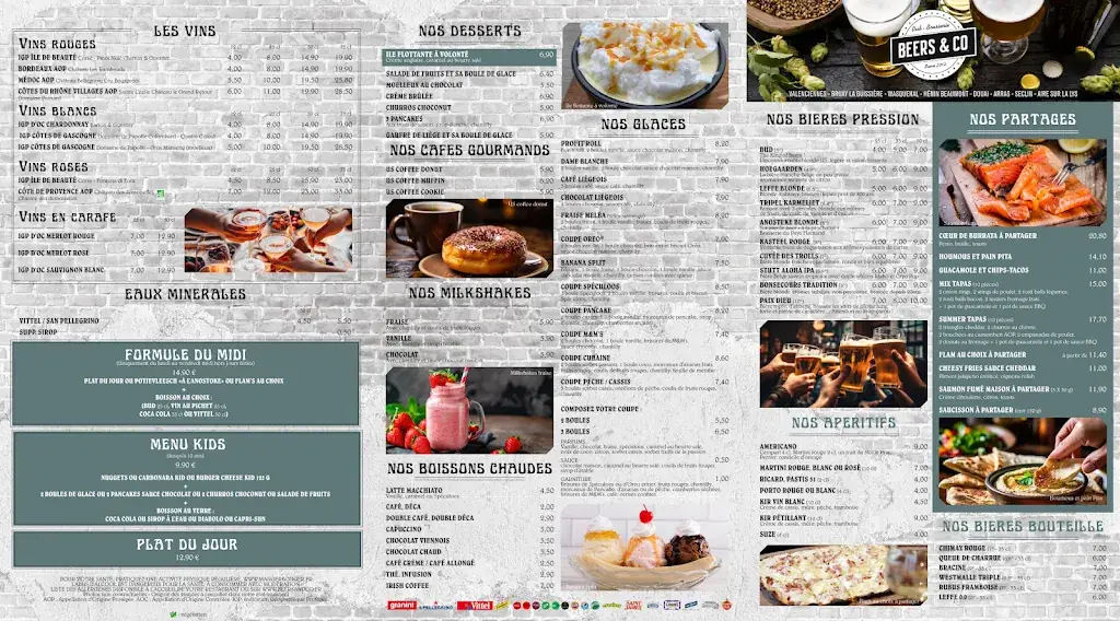 Menu_Beers & Co - Aire-sur-la-Lys_Aire-sur-la-Lys_image_2