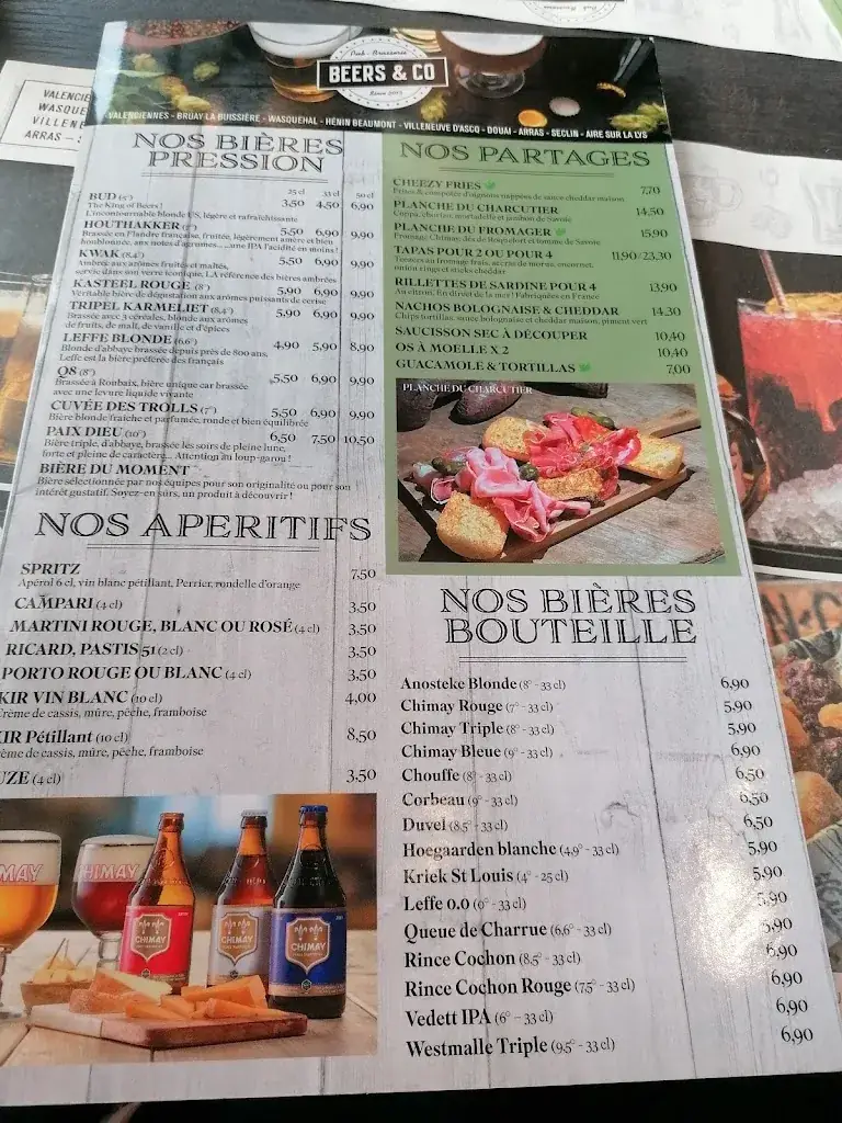 Menu_Beers & Co - Aire-sur-la-Lys_Aire-sur-la-Lys_image_3