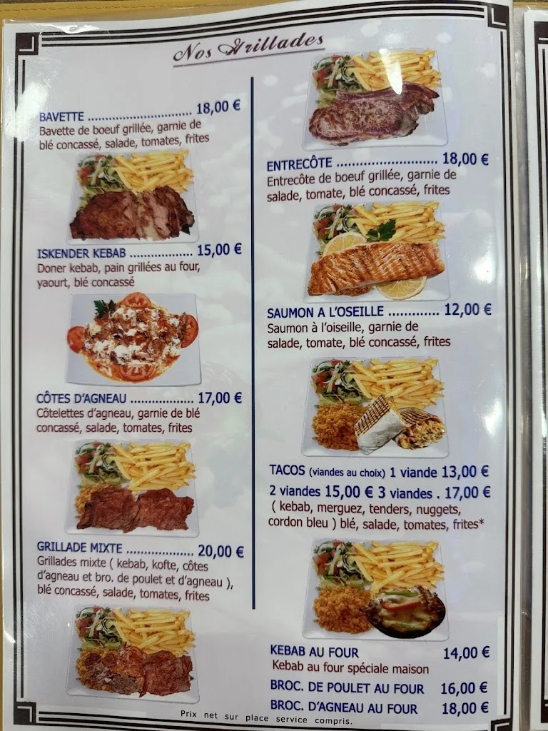 Menu_Restaurant Grill Isbergues_Isbergues_image_2