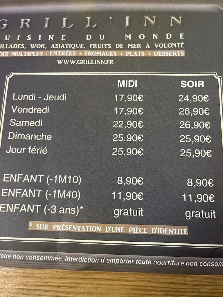 Menu_Grill’inn Beauvais_Beauvais_image_3