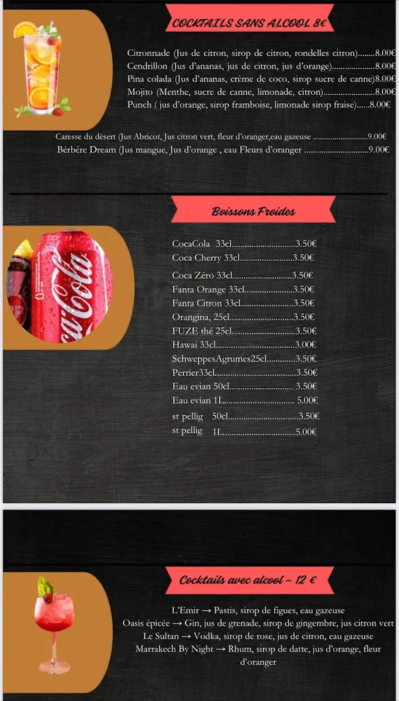 Menu_LA CITÉ BERBERE_Beauvais_image_2