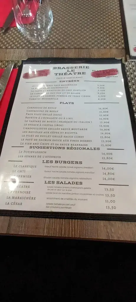 Menu_Brasserie du Théâtre_Anzin_immagine_2