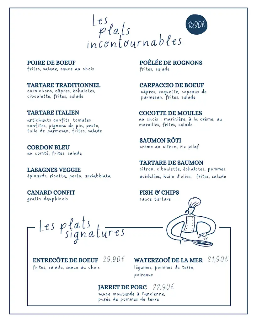 Menu_Le Bistrot D'en Face_Valenciennes_image_3