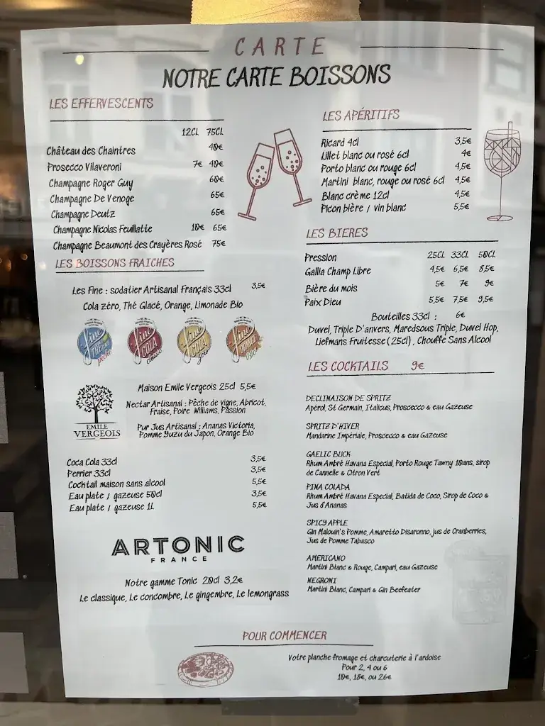 Menu_Au Beau'Vin_Valenciennes_image_1