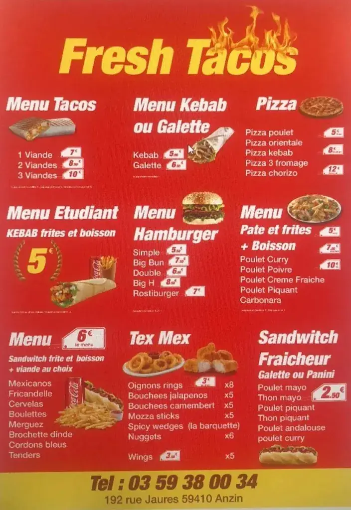 Menu_FRESH FOOD FACTORY_Anzin_image_1