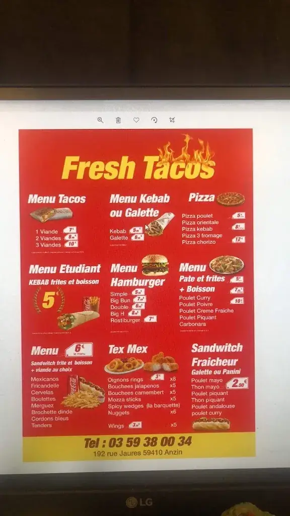 Menu_FRESH FOOD FACTORY_Anzin_image_2