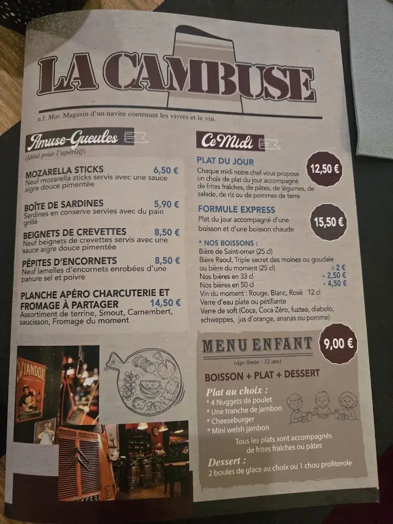 Menu_La Cambuse_Dunkerque_immagine_2