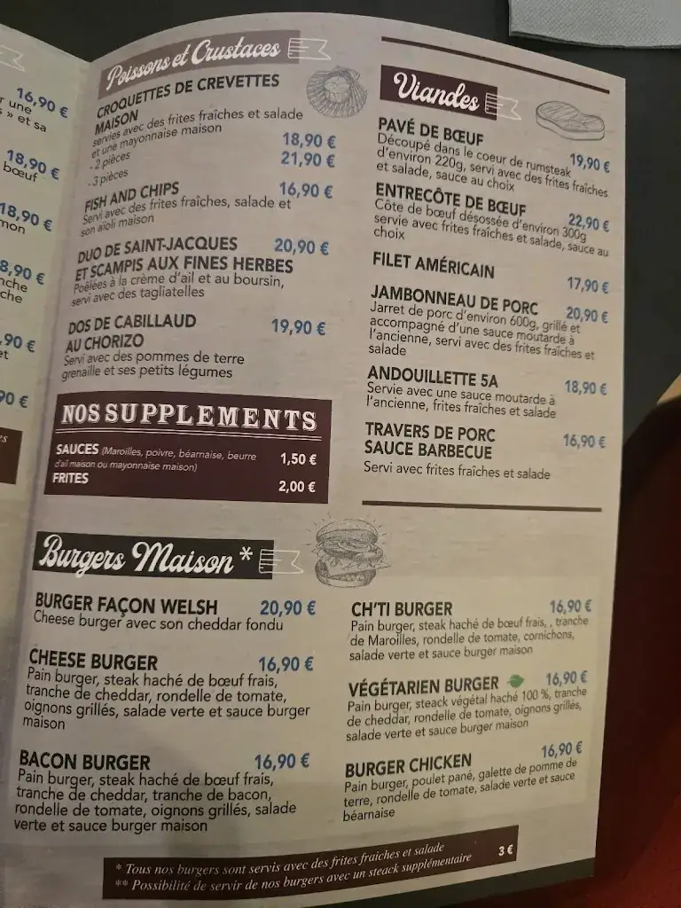 Menu_La Cambuse_Dunkerque_immagine_3