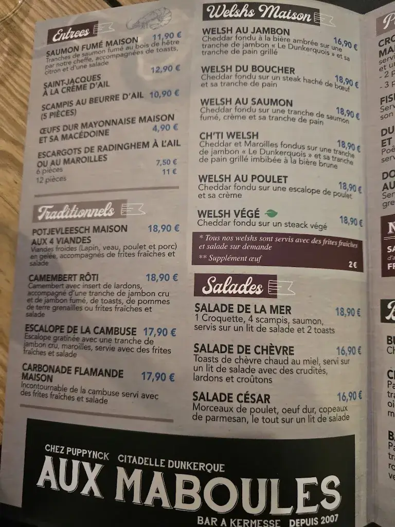 Menu_La Cambuse_Dunkerque_immagine_4