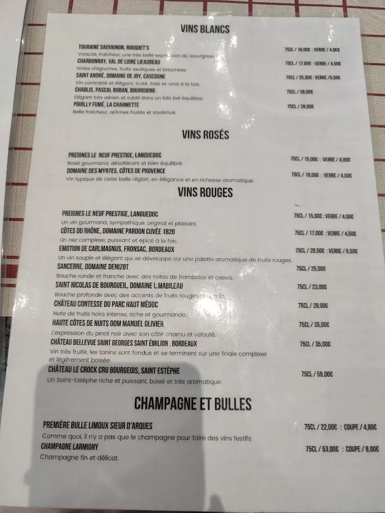 Menu_Hotel Restaurant La Cuis'in_Coudekerque-Branche_image_3