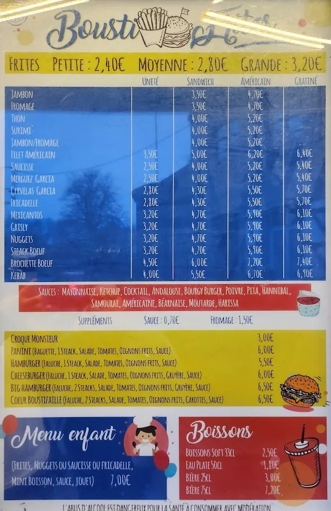 Menu_La Boustifaille_Bergues_image_1