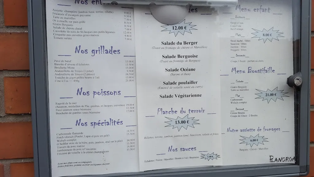 Menu_La Boustifaille_Bergues_image_4