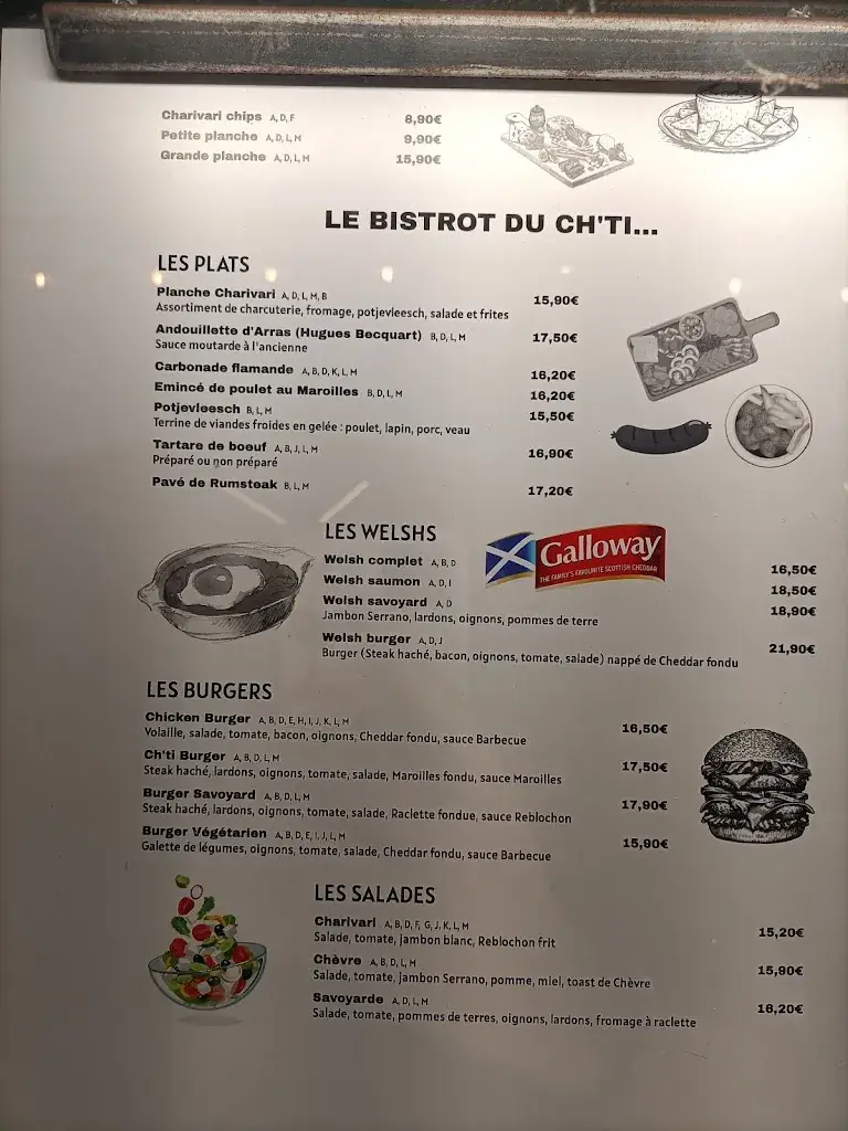 Menu_Le Ch'ti Charivari Arras_Arras_image_3