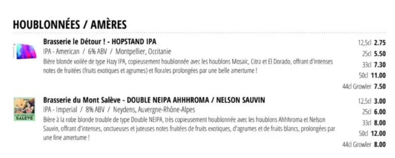 Menu_Chez Marcel_Arras_image_1