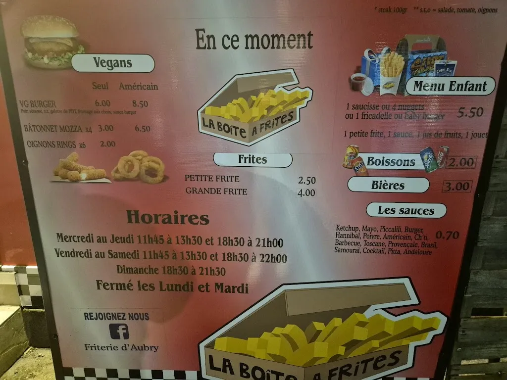 Menu_La Boite À Frites_Aubry-du-Hainaut_image_2