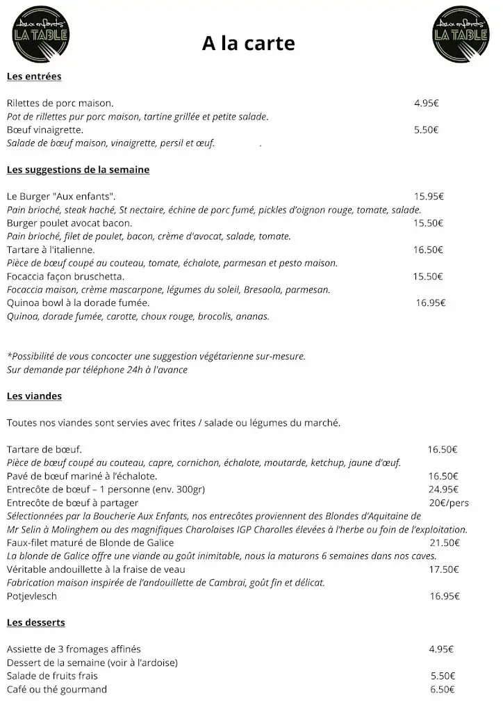 Menu_Aux Enfants - La Table_Violaines_image_1